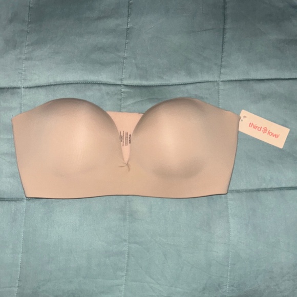ThirdLove 24/7® Classic Strapless Push-Up Bra Size 34Dtaupe / 34D - Picture 1 of 5